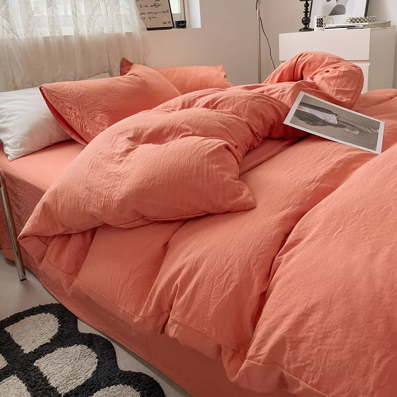 Brushed Microfiber Duvet Cover with Hidden Zipper and Matching Pillowcases All Vera Mart
