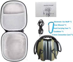 Shooting Range Ear Muffs with Dual Microphone Amplification and Active Noise Blocking All Vera Mart