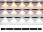 Motion Sensor LED Closet Lamp with Magnetic Mount and Adjustable Brightness, Three Color Temperatures All Vera Mart