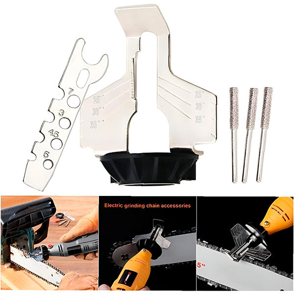 Chainsaw Sharpener with Angle Guide for On-Site Blade Maintenance All Vera Mart