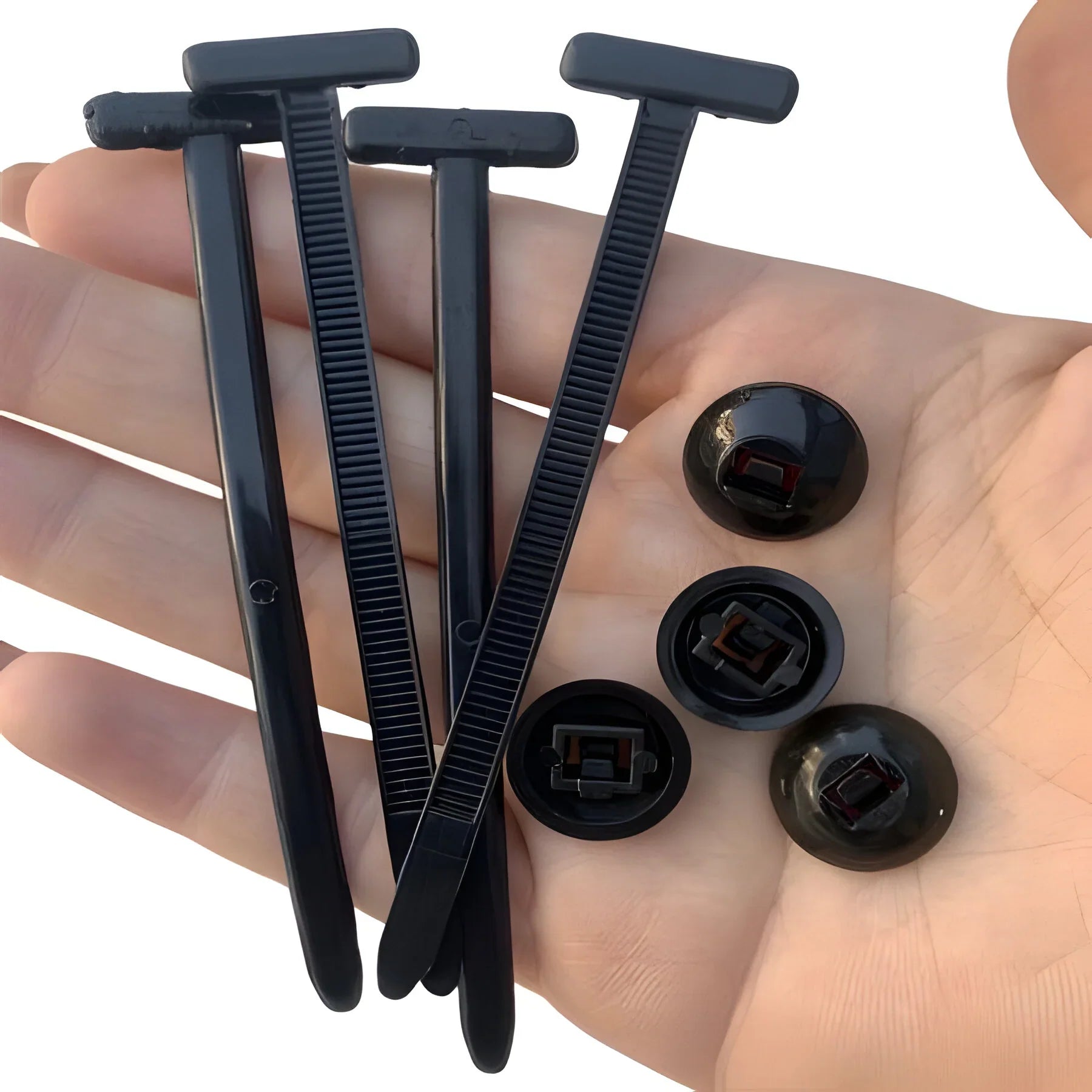 Self Locking Nylon Cable Ties with High Tensile Strength and Weather Resistance, 50 Pack All Vera Mart