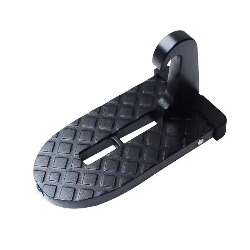 Aluminum Alloy Roof Rack Step with Rotatable Hook and Textured Grip, Window Breaker All Vera Mart