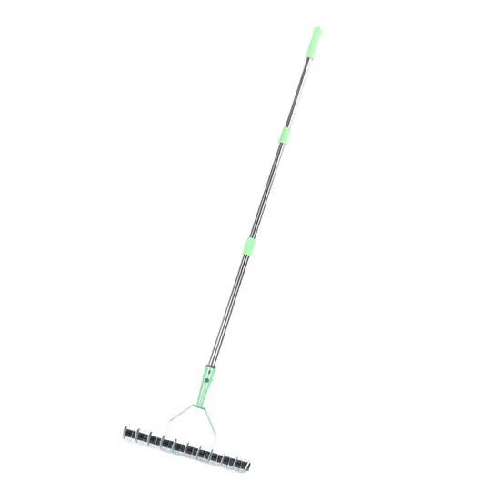 Long Reach Thatch Rake for Dethatching Dead Grass Allvera-mart