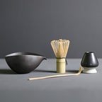 Matcha Whisk Set with Ceramic Bowl and Bamboo Whisk, Wooden Spoon All Vera Mart