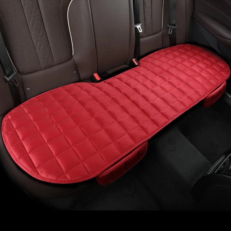 Backseat Cushion with Velvet Padding and Non-Slip Backing, Machine Washable All Vera Mart
