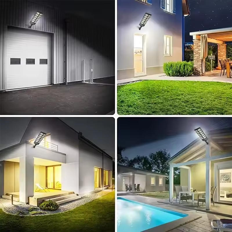 Outdoor LED Solar Light with Motion Sensor and Remote Control, 504 Beads All Vera Mart
