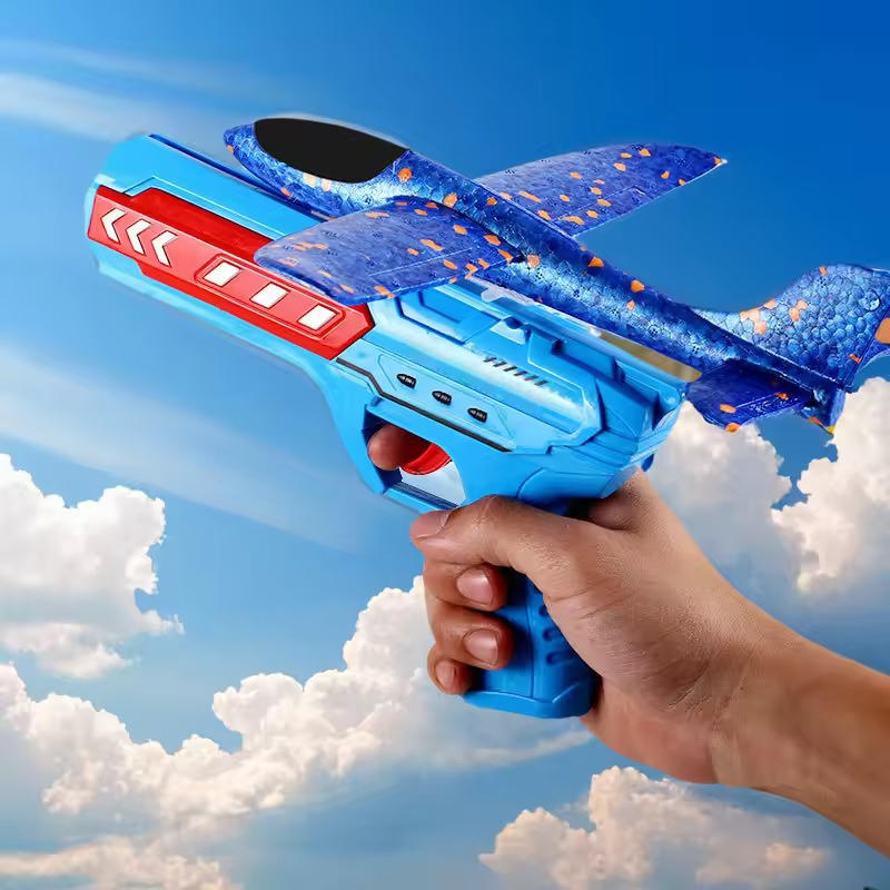 Foam Glider Plane with Catapult Launcher and Detachable Wings All Vera Mart