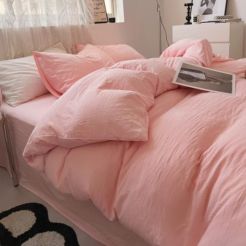 Brushed Microfiber Duvet Cover with Hidden Zipper and Matching Pillowcases All Vera Mart