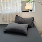 Brushed Microfiber Duvet Cover with Hidden Zipper and Matching Pillowcases All Vera Mart