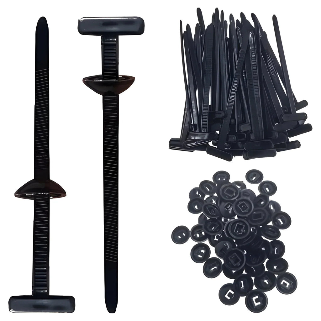 Self Locking Nylon Cable Ties with High Tensile Strength and Weather Resistance, 50 Pack All Vera Mart