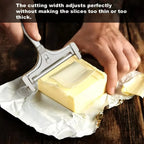 Adjustable Cheese Slicer with Stainless Steel Frame and 4 Spare Wires All Vera Mart