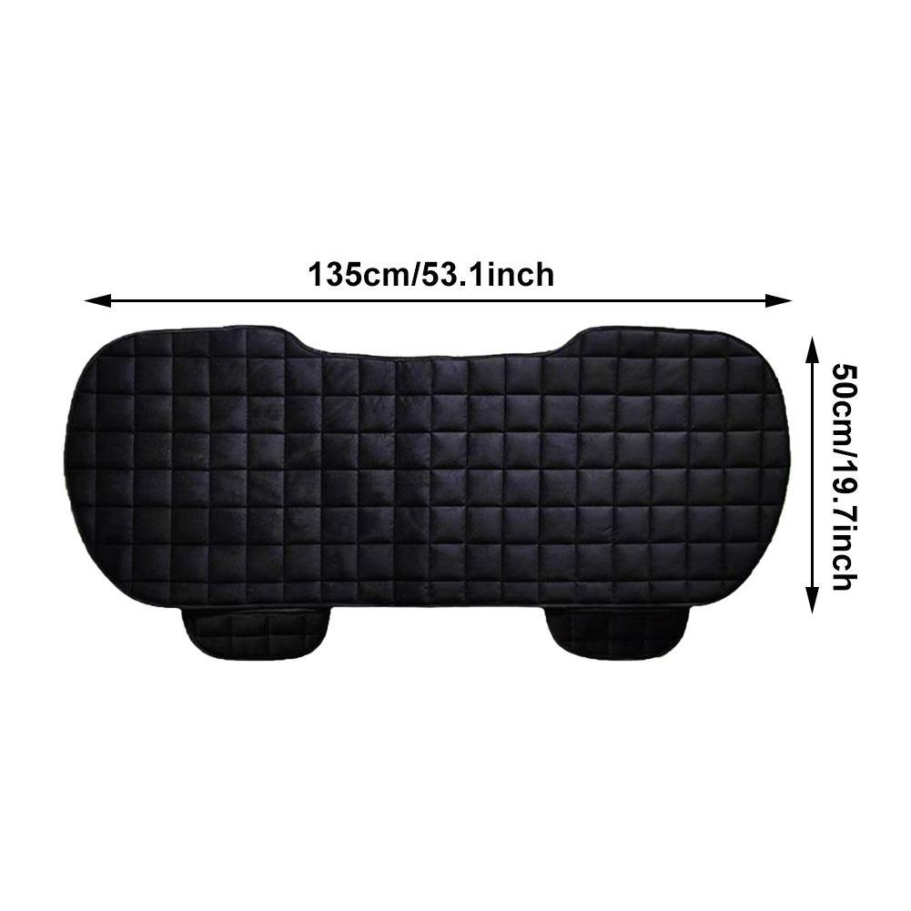 Backseat Cushion with Velvet Padding and Non-Slip Backing, Machine Washable All Vera Mart