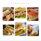 Stovetop Sandwich Pan with Dual Nonstick Plates and Detachable Handle, 12x5.5in All Vera Mart