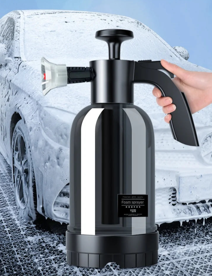 Hand Pump Foam Washer with Dual Nozzles and 2L Bottle for Car Cleaning All Vera Mart