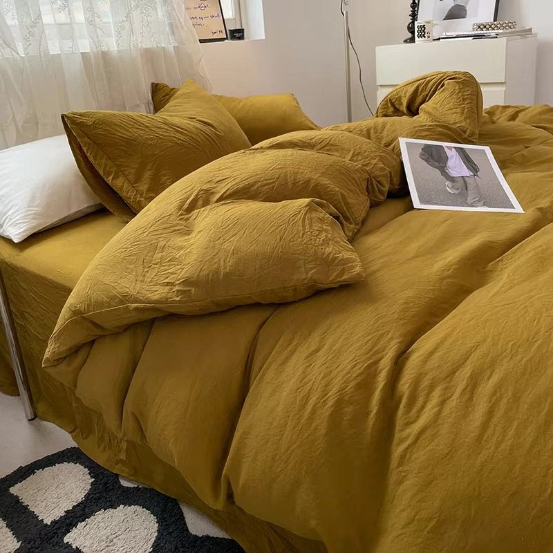 Brushed Microfiber Duvet Cover with Hidden Zipper and Matching Pillowcases All Vera Mart