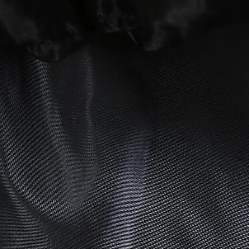 Girls Gothic Layered Cake Gown with Mesh Panel Details and Decorative Pattern All Vera Mart