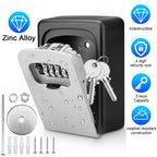 Wall Mount Key Storage Box with 4-Digit Combination and Shutter Cover All Vera Mart