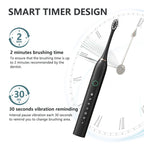 Electric Toothbrush with 45,000 Vibrations and Six Cleaning Modes, IPX7 Waterproof All Vera Mart