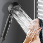 Handheld Shower Head with 5 Spray Patterns and Built-In Flow Control All Vera Mart