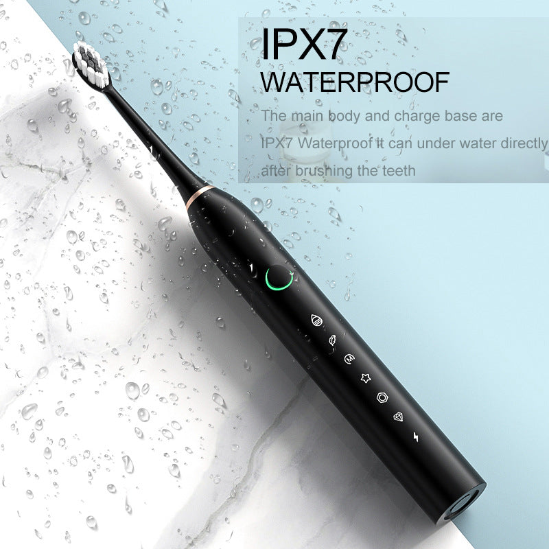 Electric Toothbrush with 45,000 Vibrations and Six Cleaning Modes, IPX7 Waterproof All Vera Mart