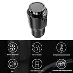Thermoelectric Car Cup Holder with Dual Temperature Control and LED Display All Vera Mart
