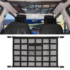 Overhead Cargo Net with Full Length Zipper and Reinforced Webbing for Vehicles All Vera Mart