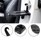 Aluminum Alloy Roof Rack Step with Rotatable Hook and Textured Grip, Window Breaker All Vera Mart