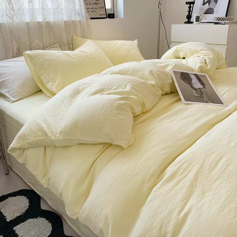 Brushed Microfiber Duvet Cover with Hidden Zipper and Matching Pillowcases All Vera Mart