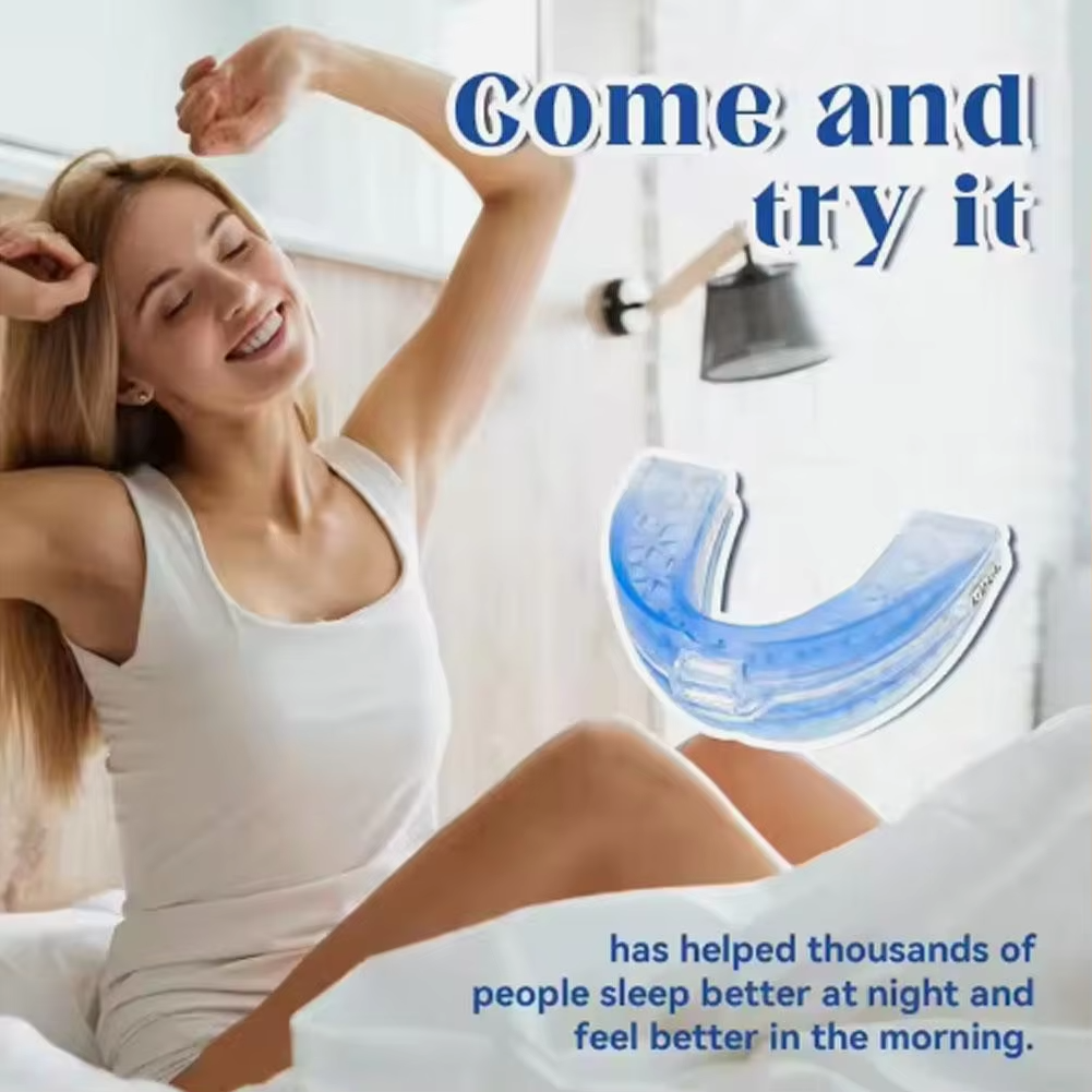 Anti-Snoring Oral Device with Multi-Position Jaw Adjustment and Ergonomic Design All Vera Mart