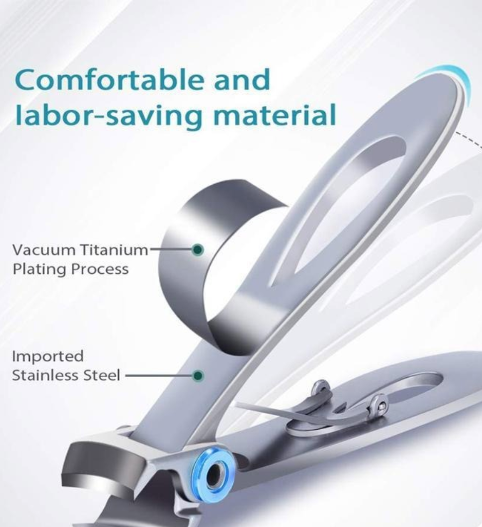 Toenail Clipper for Thick Nails with Wide Jaw Opening and Forged Handle All Vera Mart