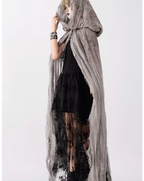 Witch and Reaper Hooded Cloak with Full Body Coverage