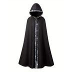 Medieval Hooded Cape for Adults with Attached Hood