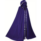 Medieval Hooded Cape for Adults with Attached Hood
