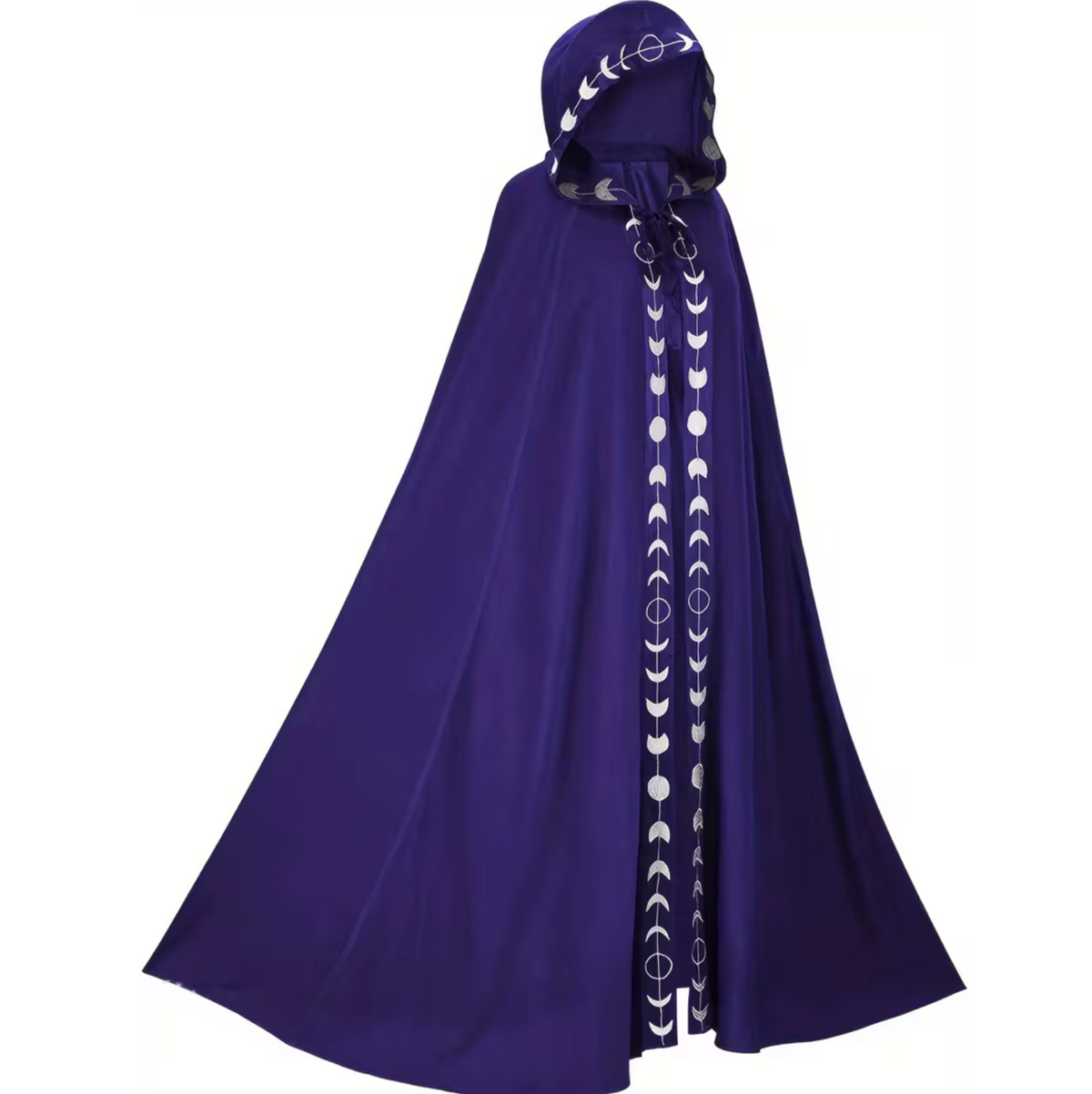Medieval Hooded Cape for Adults with Attached Hood
