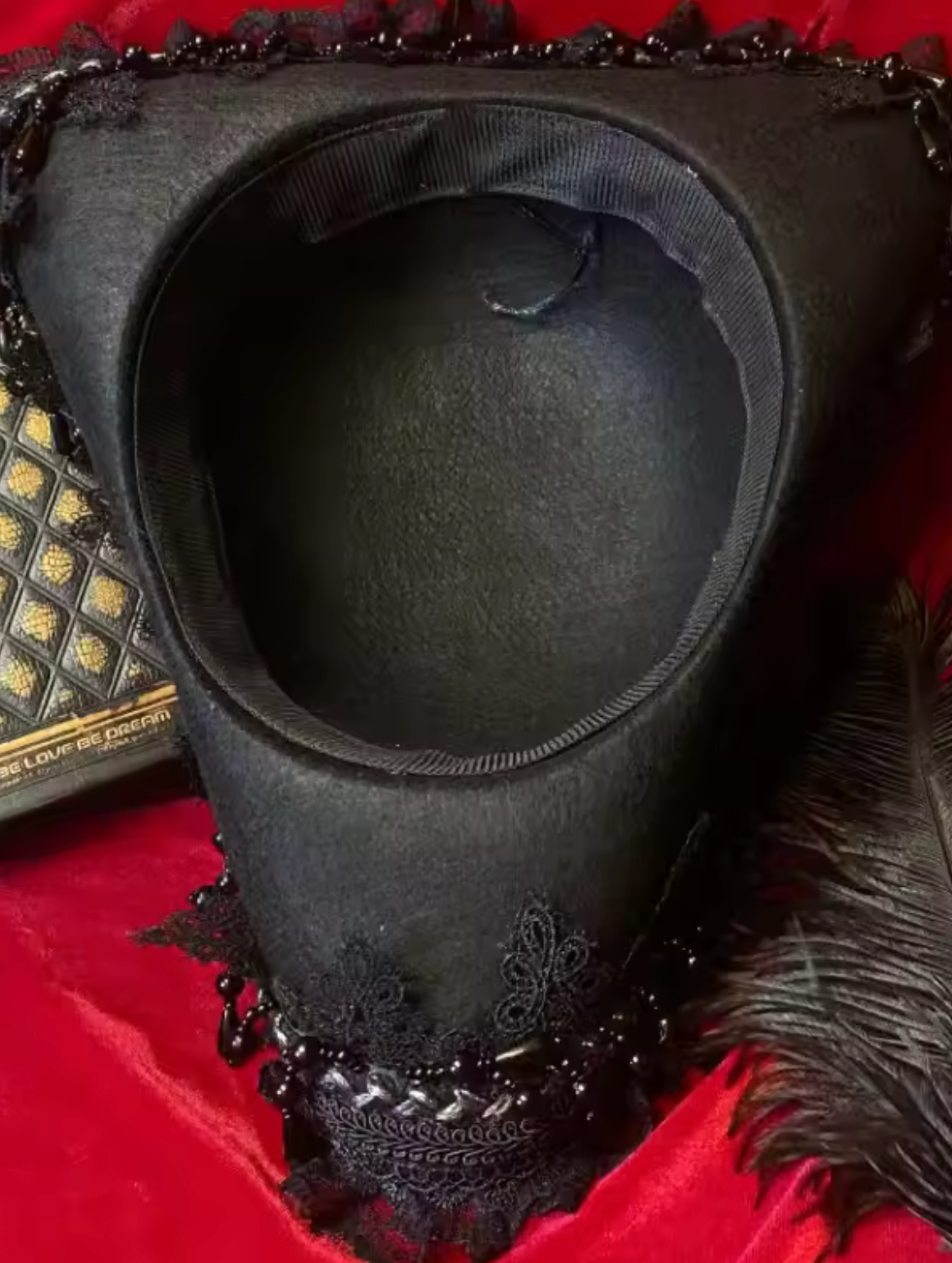 Pirate Skull Triangle Hat in Knit Fabric for Costume Events