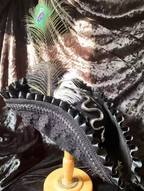 Pirate Skull Triangle Hat in Knit Fabric for Costume Events