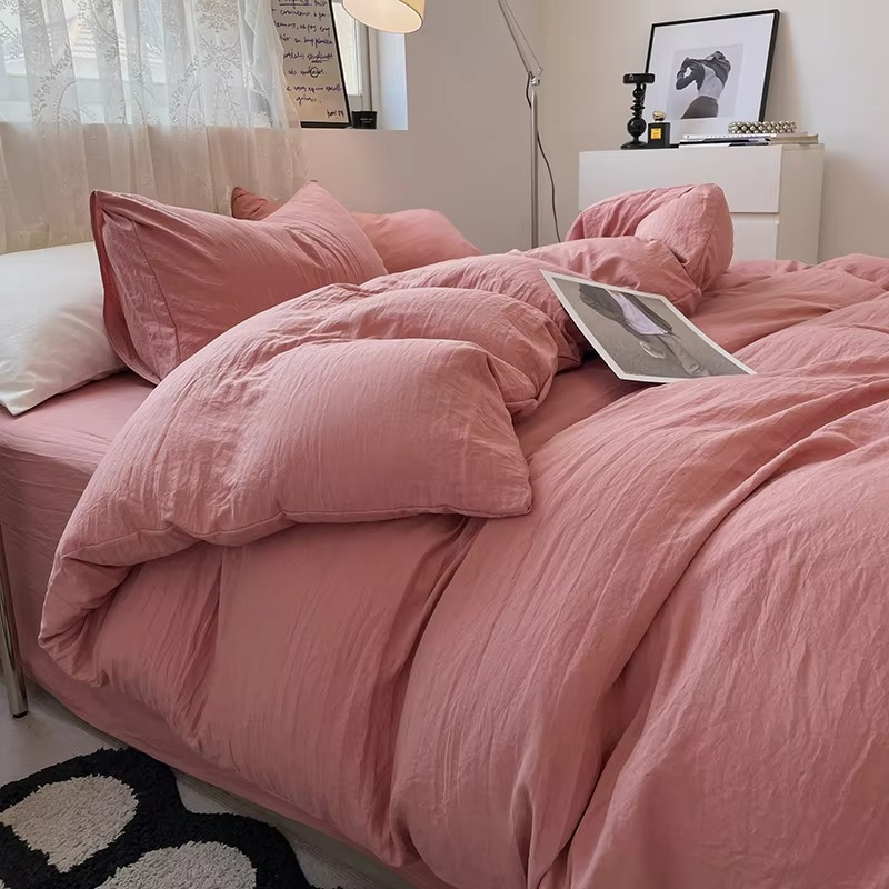 Brushed Microfiber Duvet Cover with Hidden Zipper and Matching Pillowcases All Vera Mart