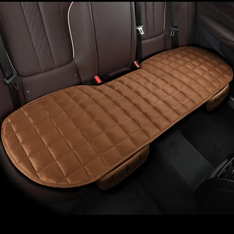 Backseat Cushion with Velvet Padding and Non-Slip Backing, Machine Washable All Vera Mart