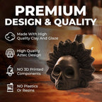 Ceramic Skull Whistle with 126.3dB Sound and Ergonomic Grip for Events All Vera Mart