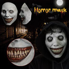 Full Head Latex Mask with Oversized Grinning Face and White Eyes for Halloween All Vera Mart