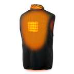 Mens Heated Knit Vest with Four Heating Zones and Rechargeable Battery for Cold Weather