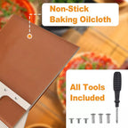 Wooden Pizza Peel with Beveled Edge and 10-Inch Handle, 14x16in Surface All Vera Mart