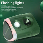 Ultrasonic Animal Repellent with 360° Sensor and Flashing Lights, Solar Powered All Vera Mart