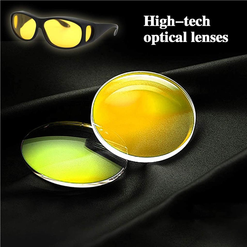 Yellow Polarized Driving Glasses with UV400 Protection and Wraparound Design All Vera Mart