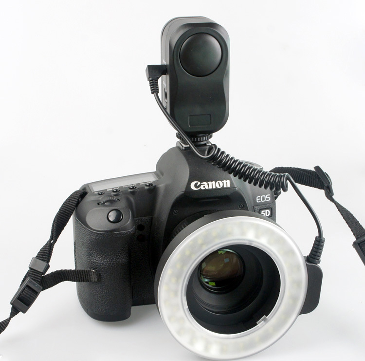 Camera Ring Light with 48 LED Bulbs and Six Adapter Rings for Macro Photography All Vera Mart
