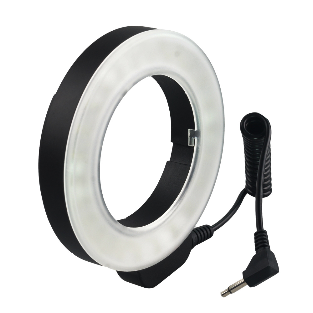 Camera Ring Light with 48 LED Bulbs and Six Adapter Rings for Macro Photography All Vera Mart