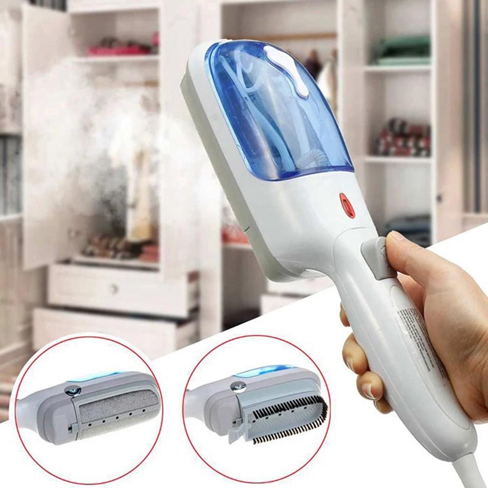 Handheld Garment Steamer with Brush Attachment and Voltage Adapter, 1500W All Vera Mart