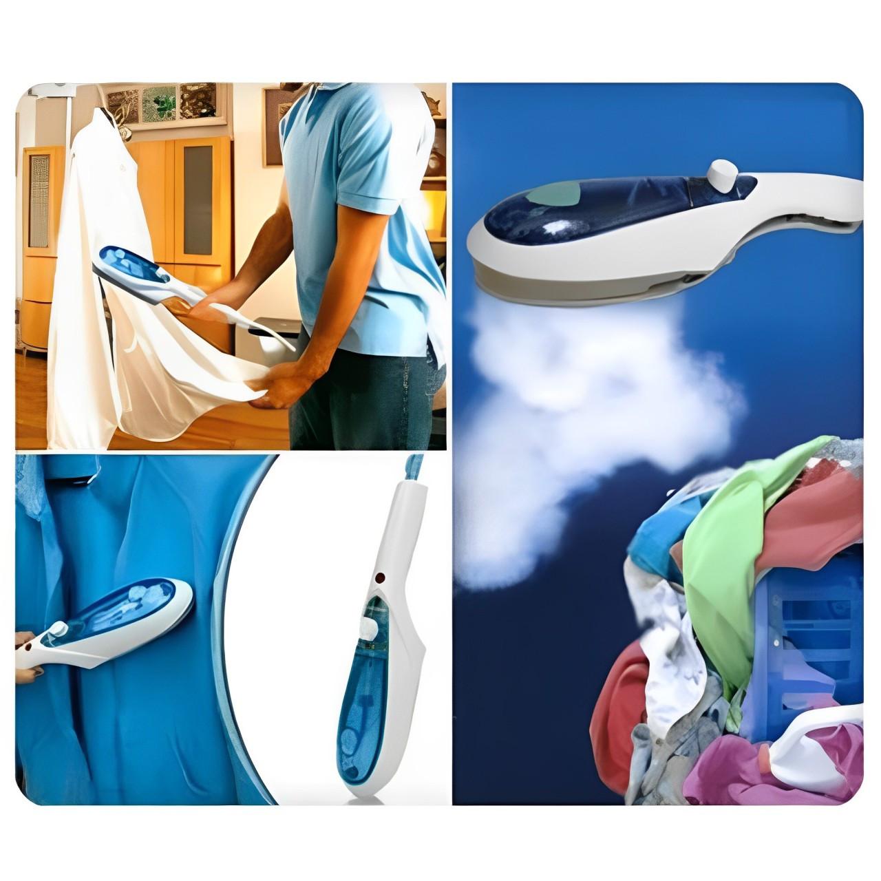 Handheld Garment Steamer with Brush Attachment and Voltage Adapter, 1500W All Vera Mart