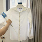 Handheld Garment Steamer with Brush Attachment and Voltage Adapter, 1500W All Vera Mart