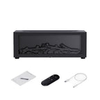 Ultrasonic Mist Diffuser with Flame Light Effect and Remote Control All Vera Mart